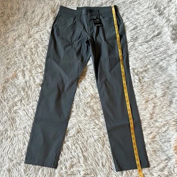 Eddie Bauer Women's Rainier Pants straight pant graphite size 4 - Picture 8 of 14